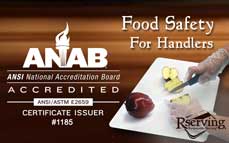 Food Safety for Handlers Online Training & Certification